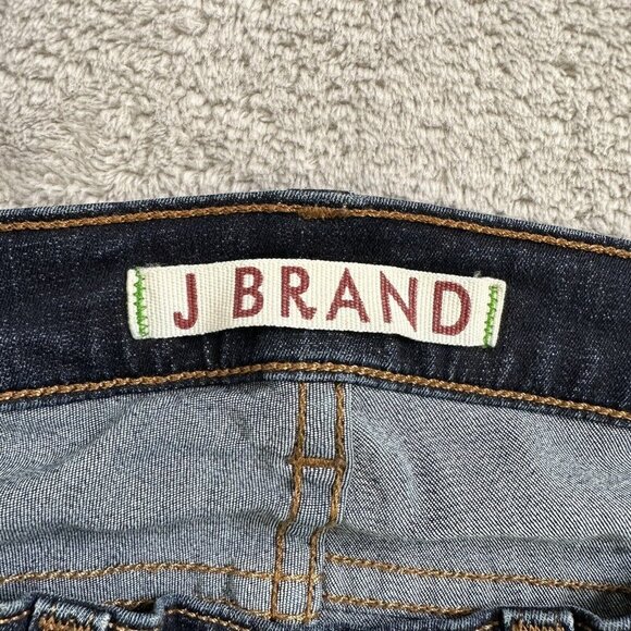 J Brand Women's Babe Flare Bell Bottom Stretch Denim Jeans Size 26 Blue Made USA - Picture 10 of 13